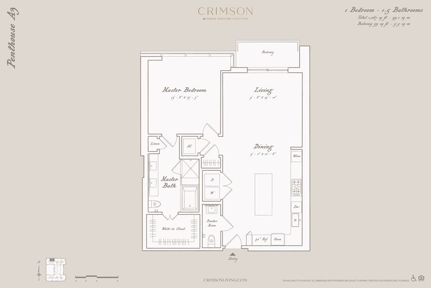 Penthouse A3 Floorplan Penthouse A3 Floorplan